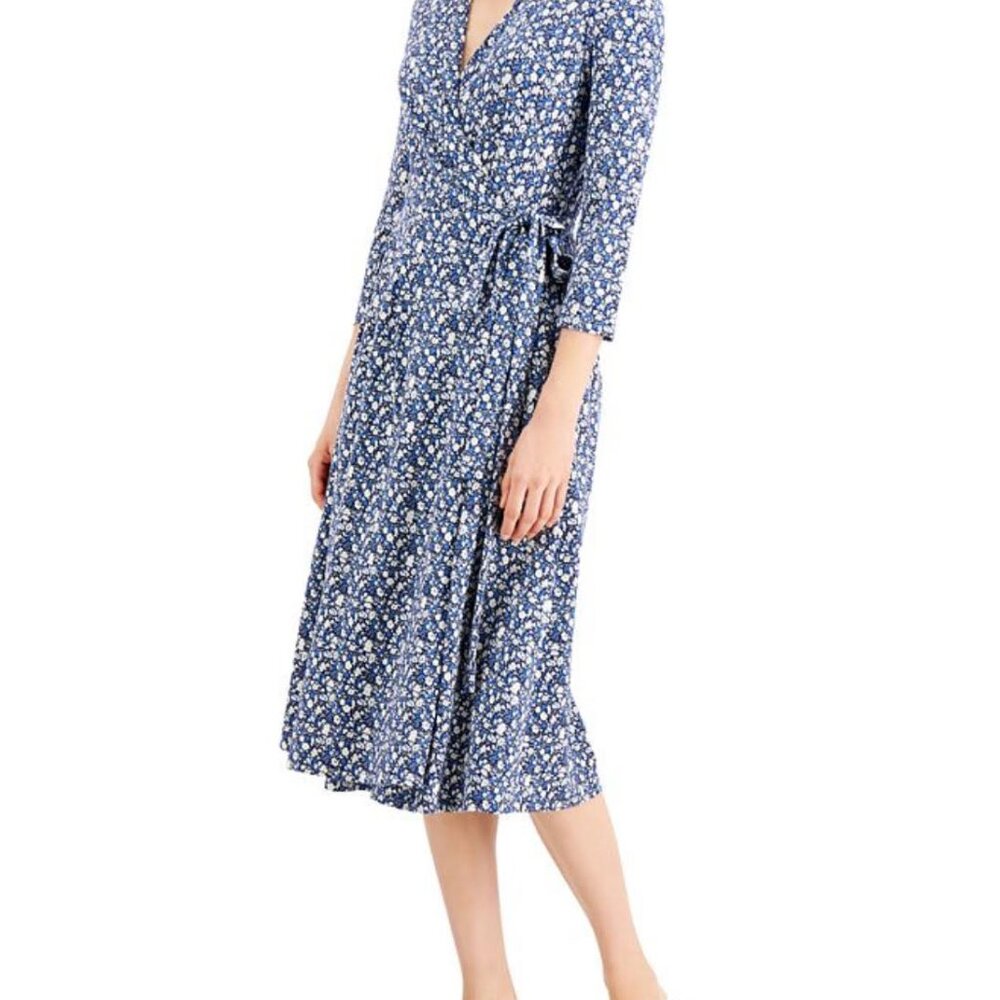 Max Mara Printed Wrap Dress- Floral